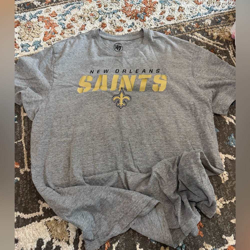 Saints New Orleans Gray Tee Men’s Size XL